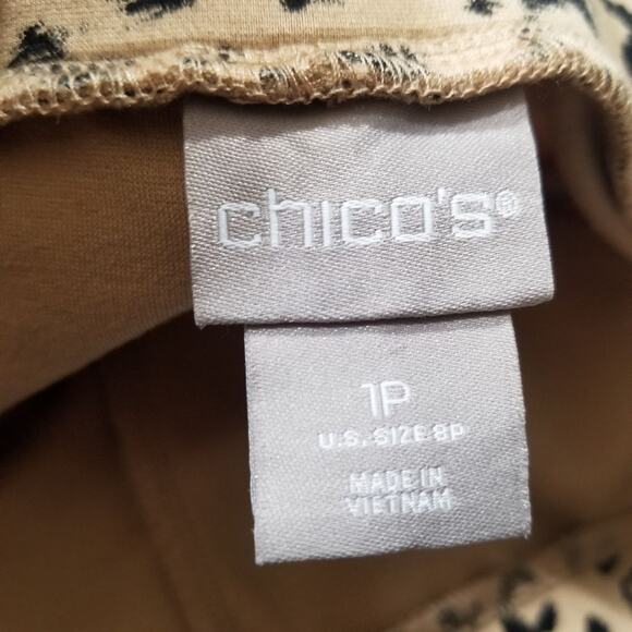 Chicos animal print pants size 1P/8P‎ - Picture 2 of 5